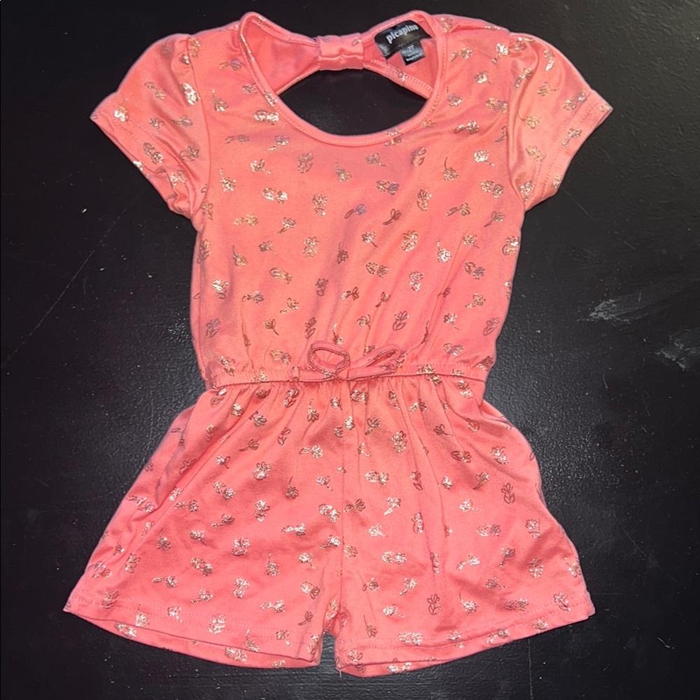 Gymboree Pink Floral Romper